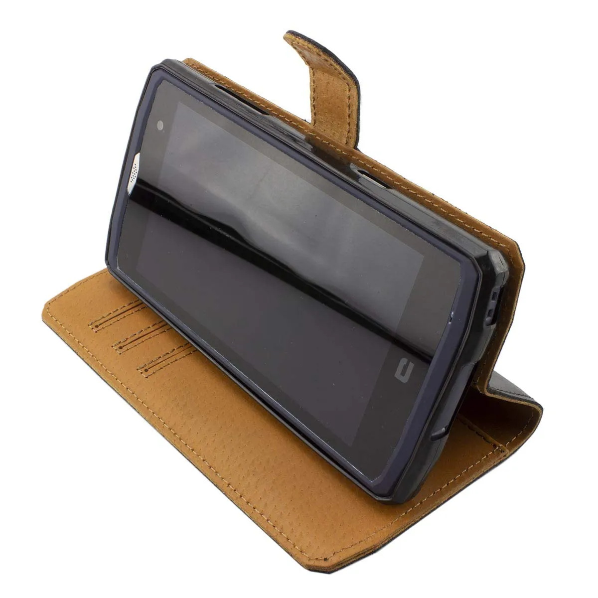 caseroxx Bookstyle Crosscall Core-X3 custodia pelle nera