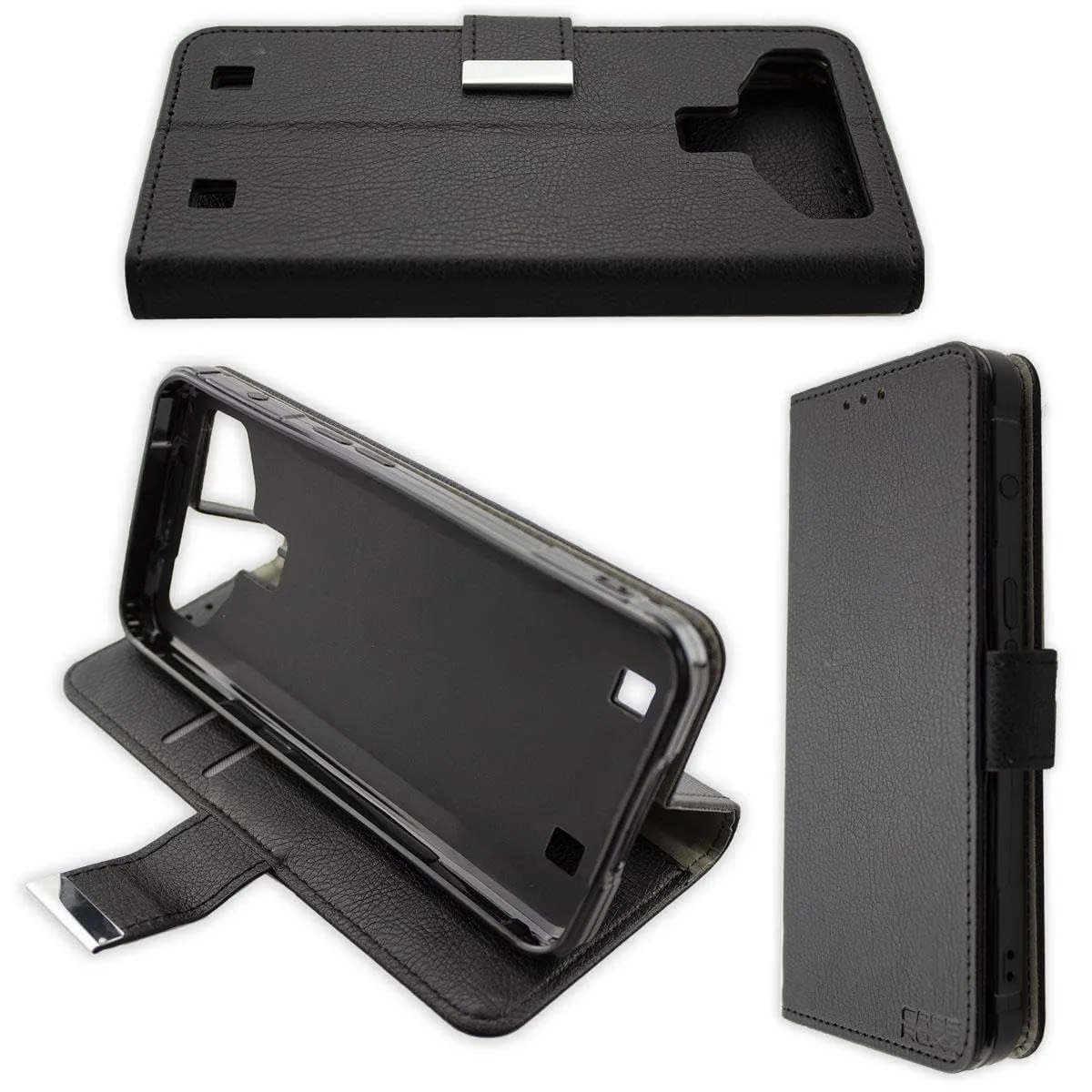 caseroxx Bookstyle custodia Cubot Quest marrone portafoglio