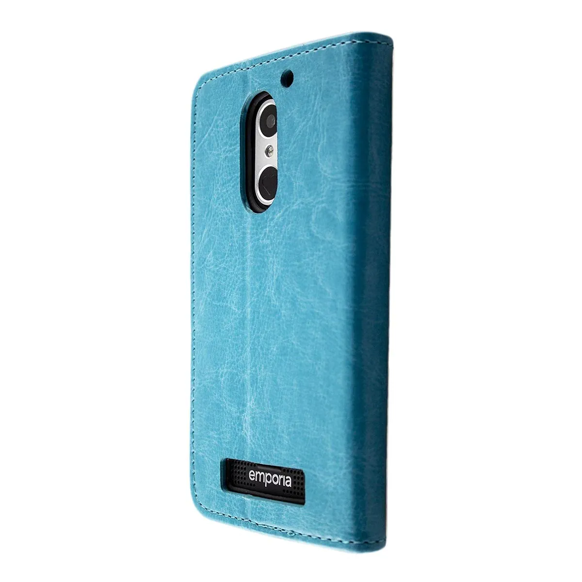 caseroxx Bookstyle custodia PEAQ PSP 400 azzurra portafoglio