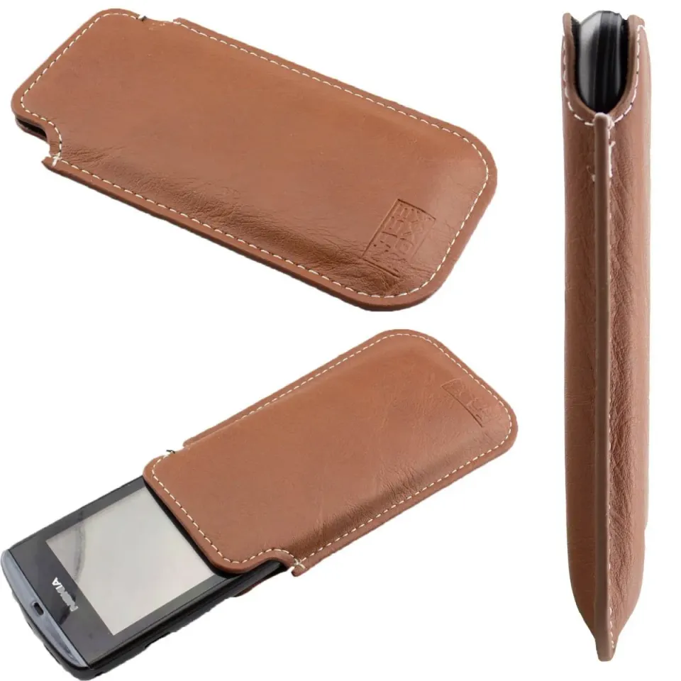 caseroxx Business-Line Nokia Asha 300 tasca cintura marrone pelle