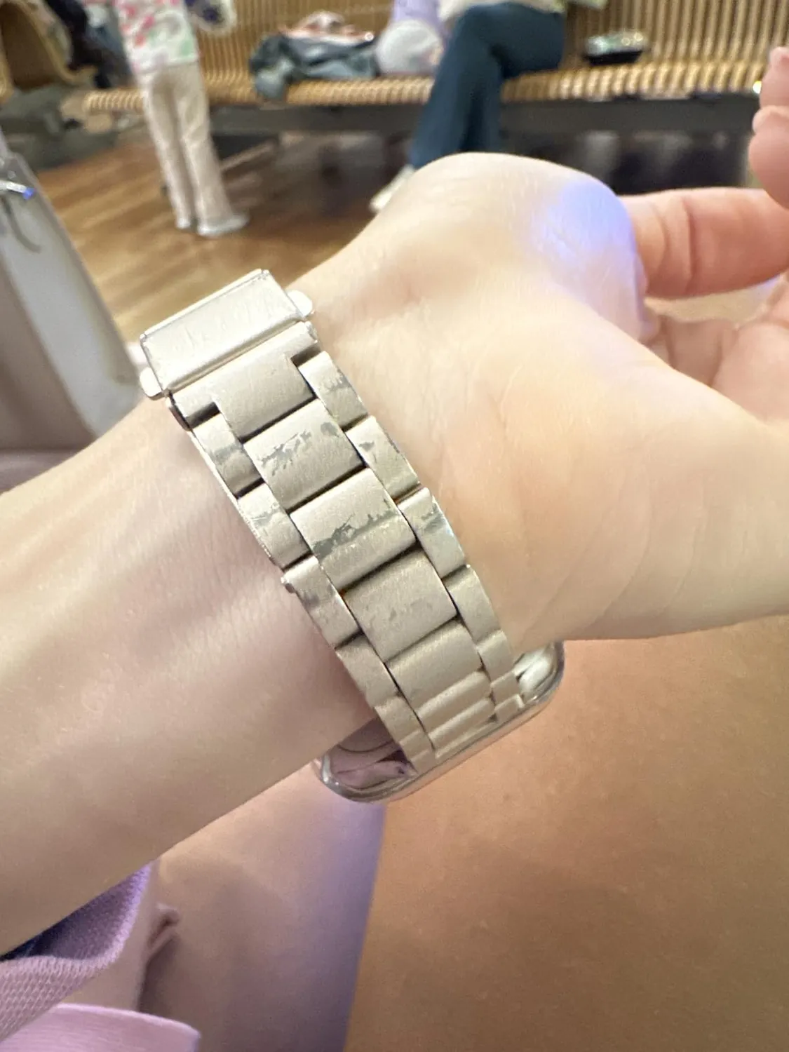 MoKo Cinturino Acciaio Sottile Apple Watch Luce delle Stelle