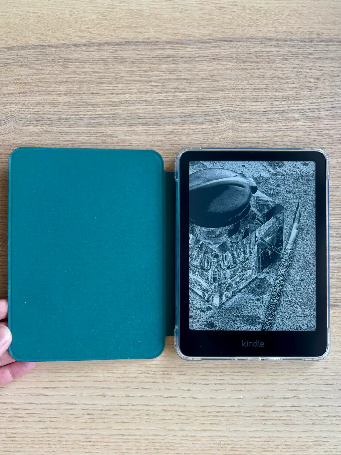 MoKo Kindle 6 12a Gen 2026 Custodia Magnetica Verde Agave