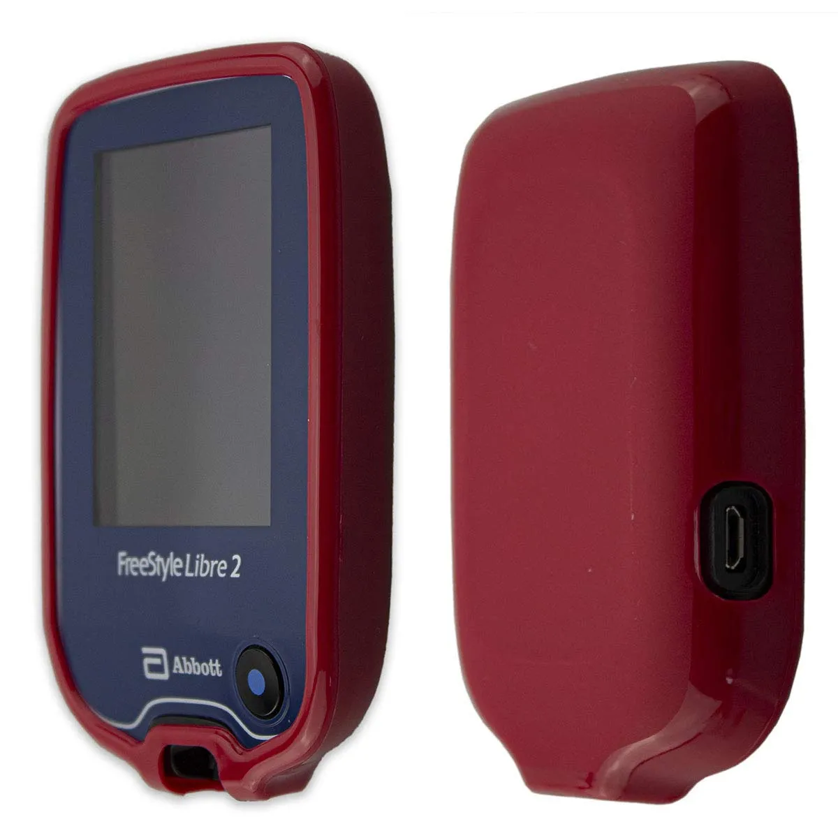 caseroxx TPU-Custodia Freestyle Libre 1/2 rossa con pellicola