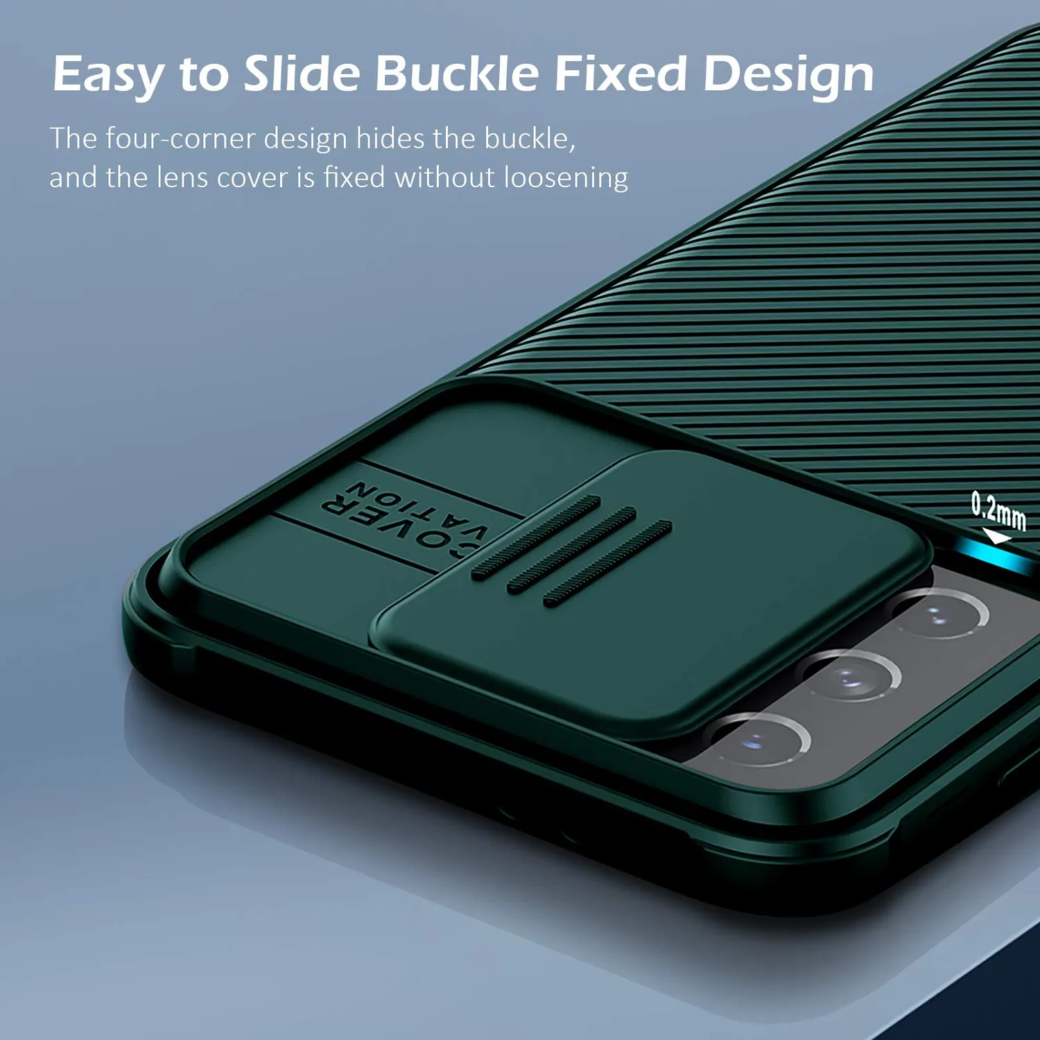 CloudValley cover Samsung Galaxy S21 5G con copri fotocamera verde