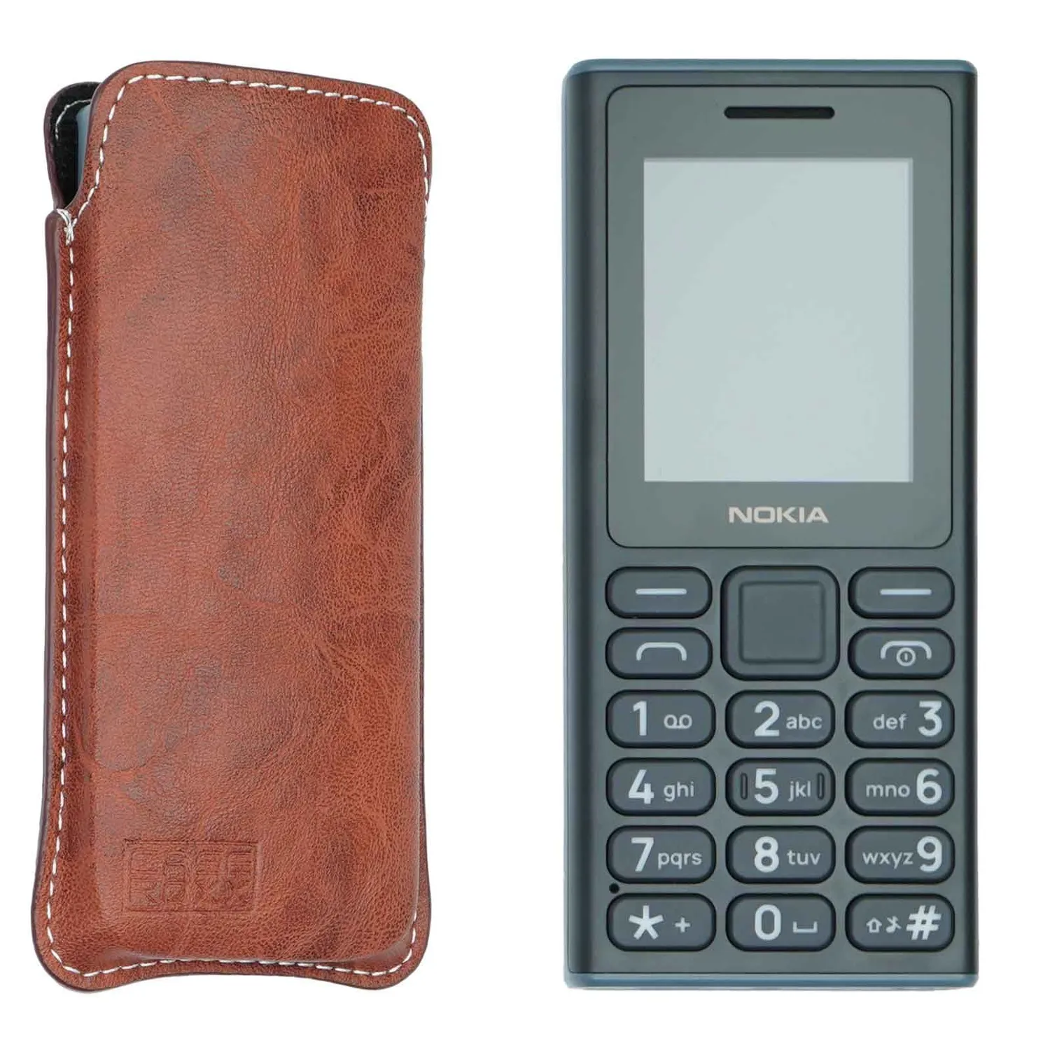 caseroxx Business-Line Nokia 105 DS 2024 custodia marrone