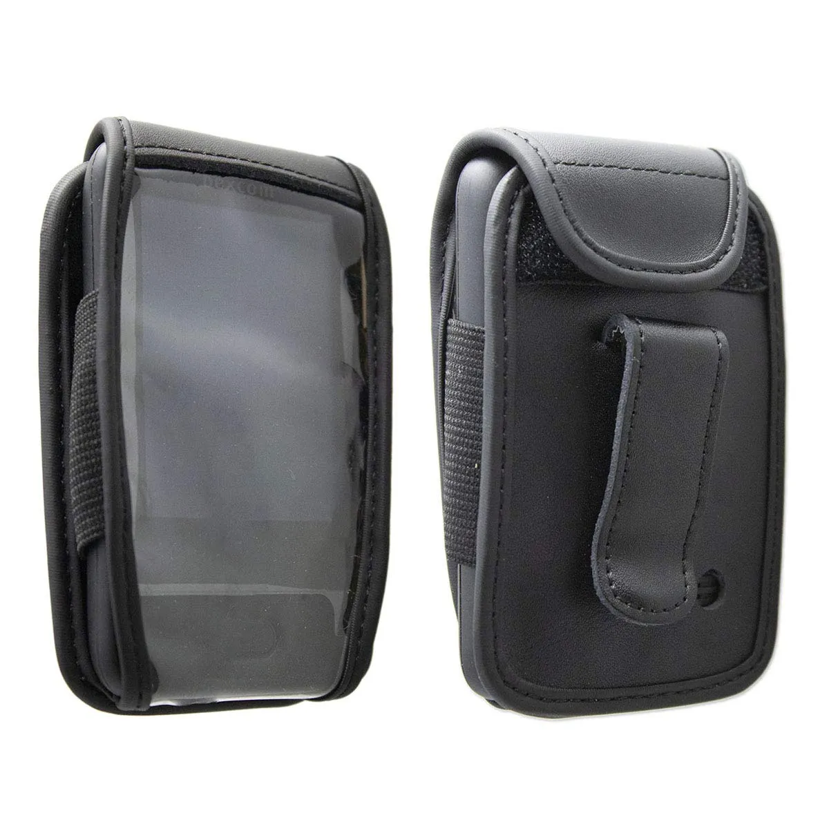 caseroxx Borsa Pelle Dexcom G6 Nera con Clip Cintura