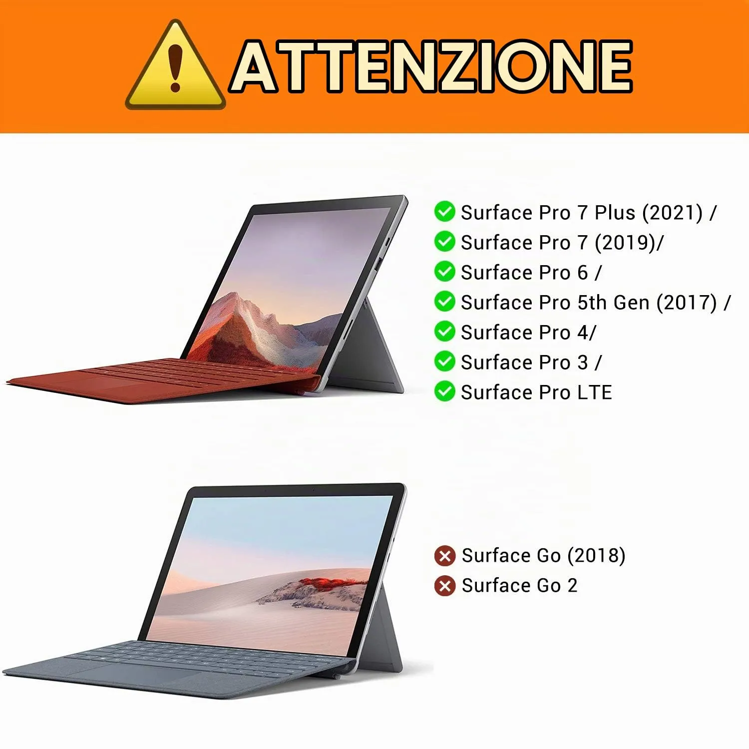 MoKo per Surface Pro 3-7 Plus tastiera bluetooth grigia retroilluminata