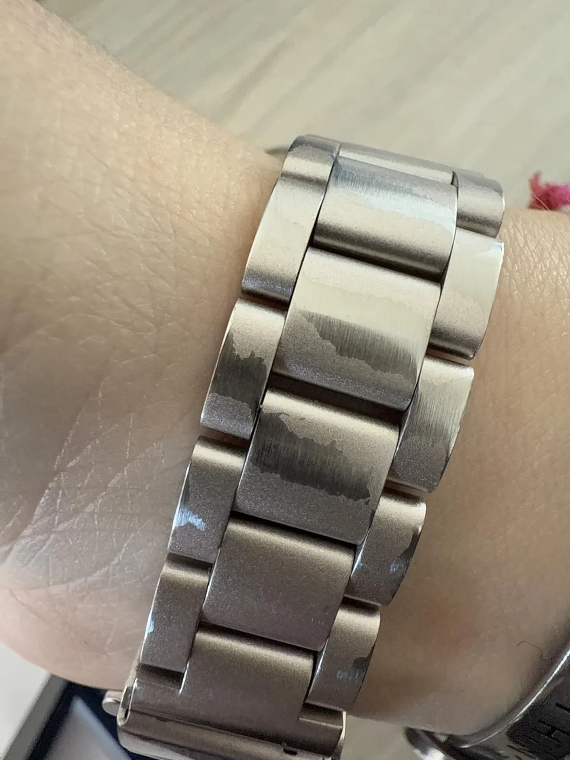 MoKo Cinturino Acciaio Sottile Apple Watch Luce delle Stelle