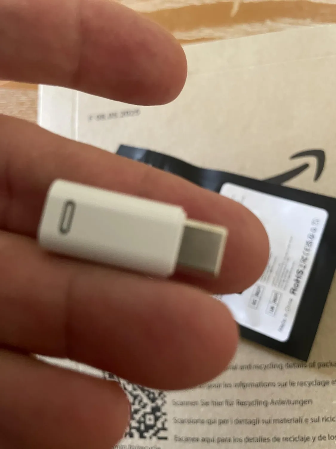 MoKo Adattatore Lightning-USB-C Maschio 2 Pezzi Bianco ricarica