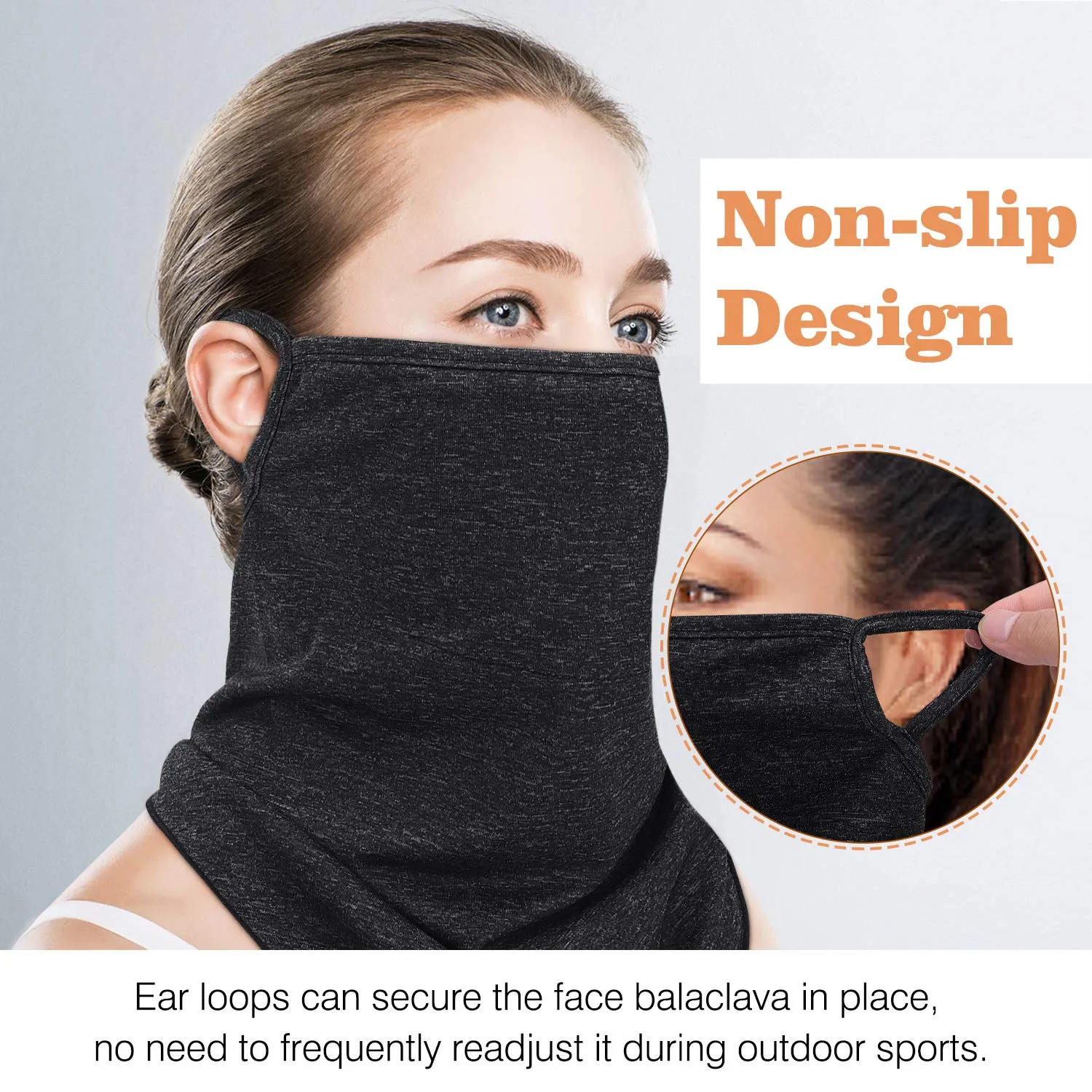 MoKo Bandana Copriviso Microfibra 3 Pz Reggiorecchie Sole