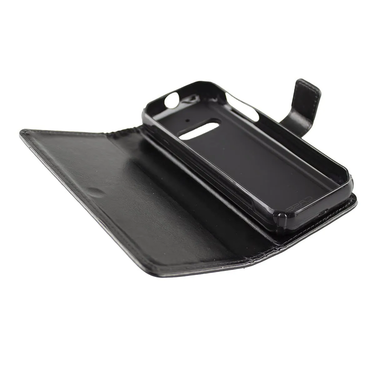 caseroxx Bookstyle Cat B40 custodia a libro nera portacarte