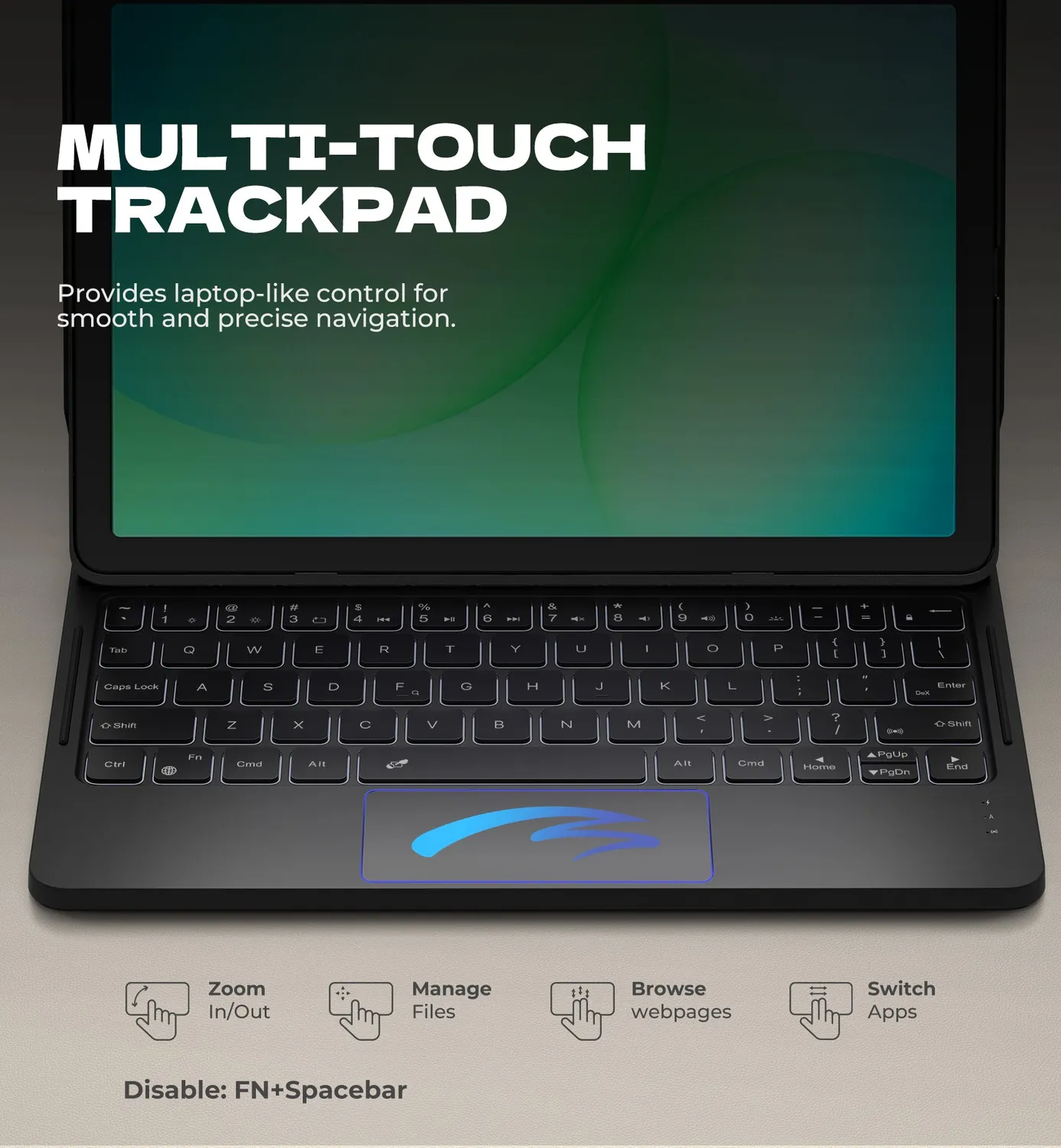 Dexnor Tab A11 Plus Cover tastiera nera italiana