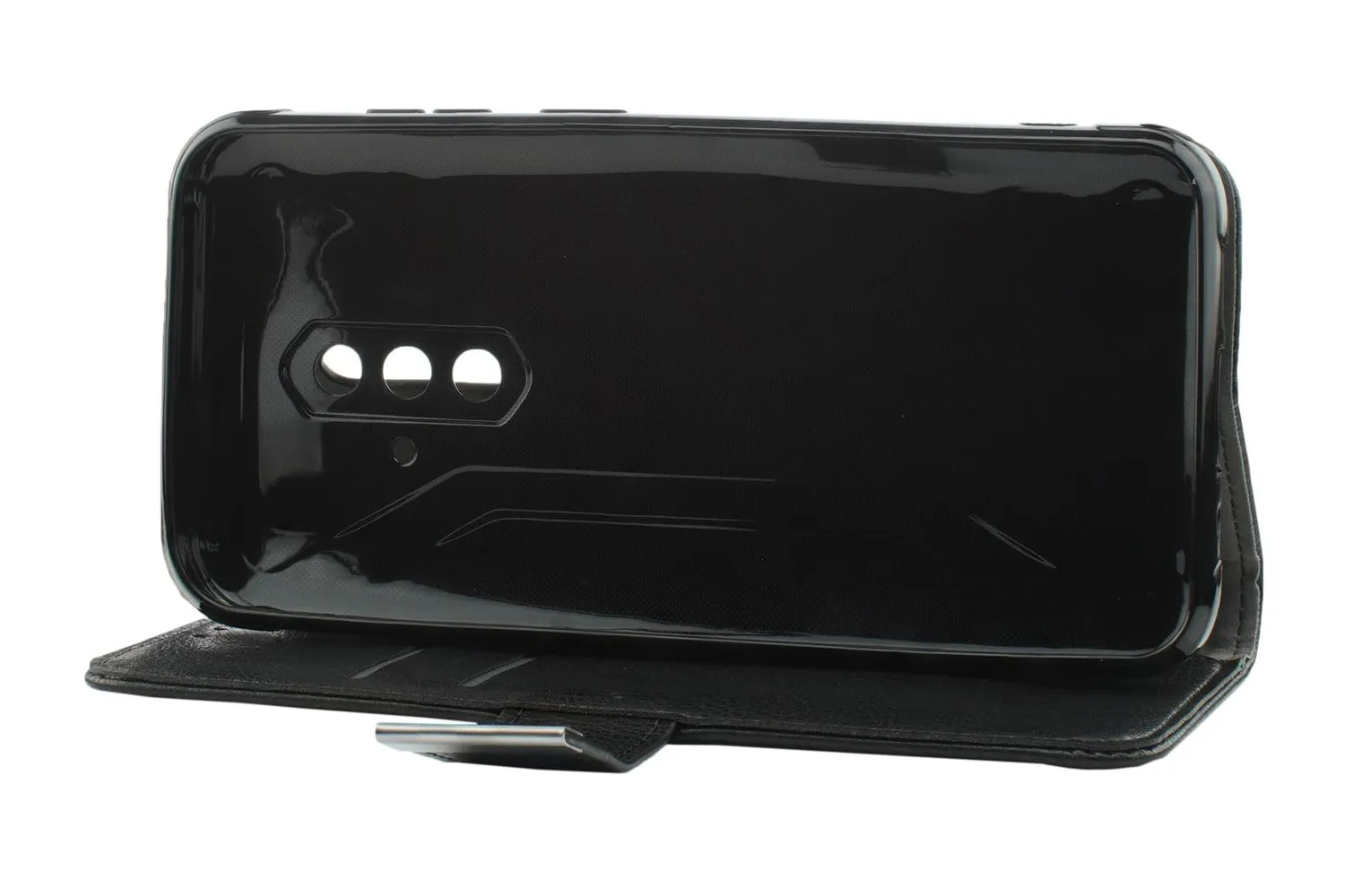 caseroxx Blackview BV5200 custodia a libro nera stand