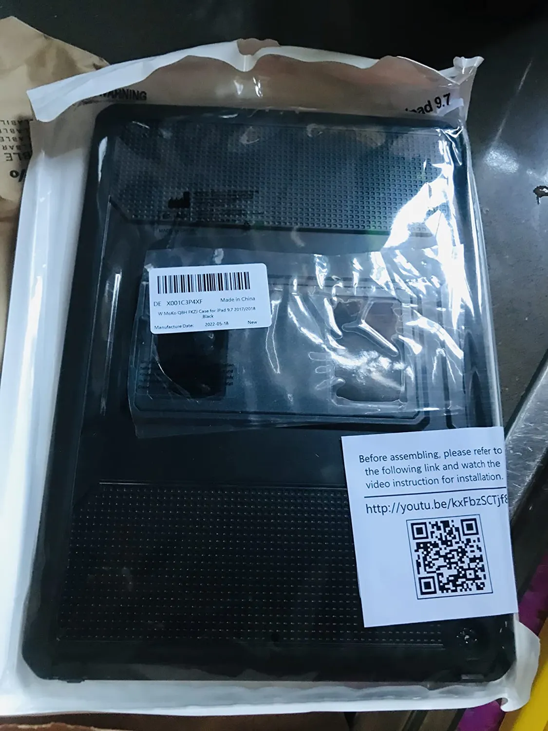 MoKo cover iPad 9.7 2018 2017 rugged denim