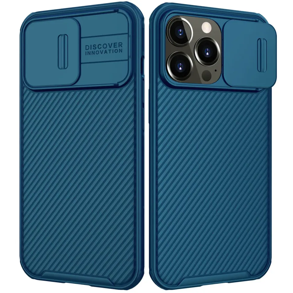 CloudValley Cover iPhone 13 Pro Max 6,7" Scorrevole Blu slim