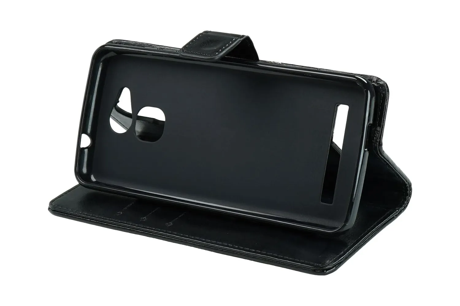 caseroxx Cover Libro SAIET STS550 Smart Senior Nera Stand