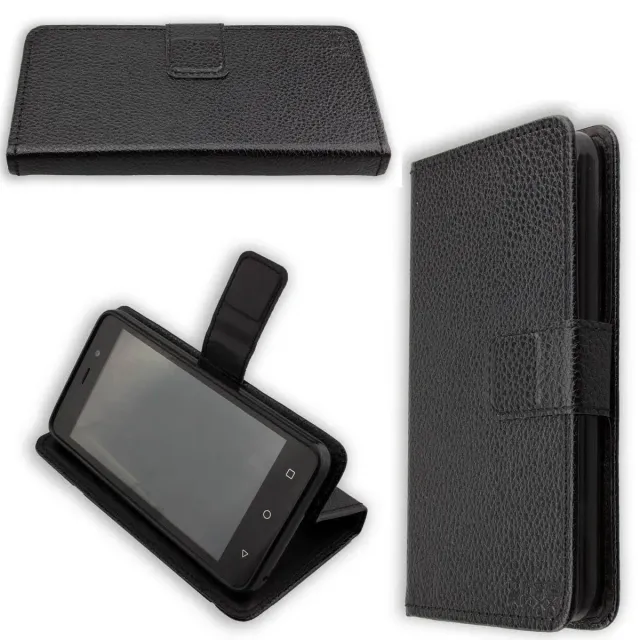 caseroxx Bookstyle custodia Medion Life E5020 MD 99616 nera portafoglio