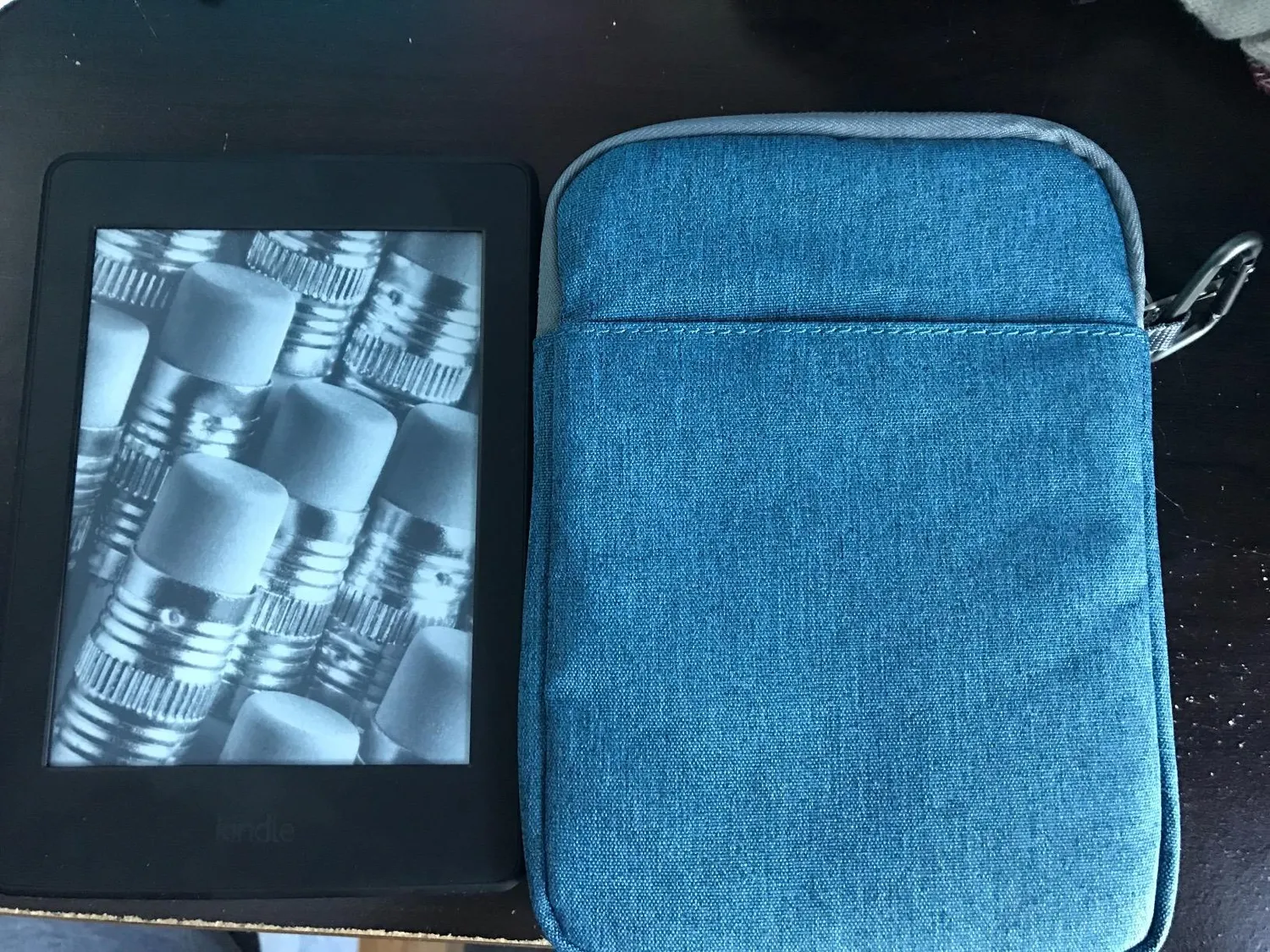 MoKo Kindle 6" custodia nylon leggera blu
