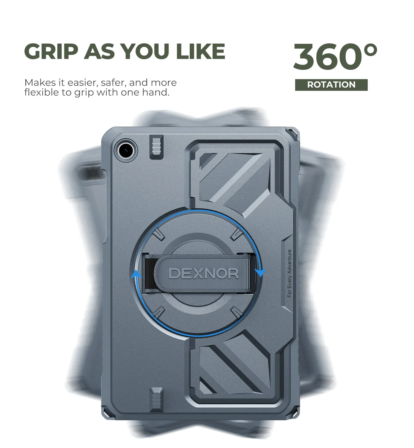 Dexnor Galaxy Tab A11 Plus 11" cover rugged blu anturto