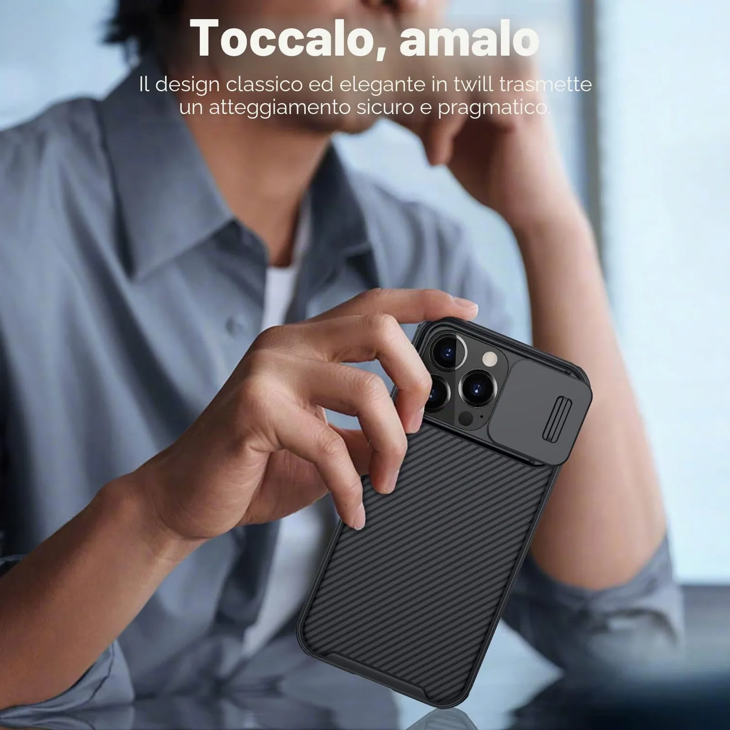 CloudValley Custodia iPhone 13 Pro Copri Fotocamera 6,1"