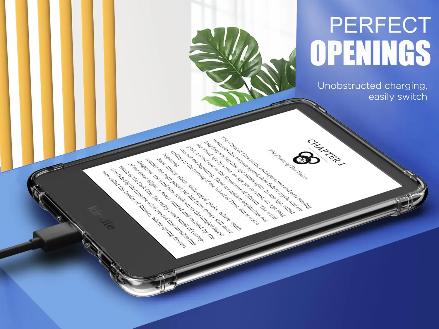 MoKo Kindle 11ª Gen C2V2L custodia trasparente TPU