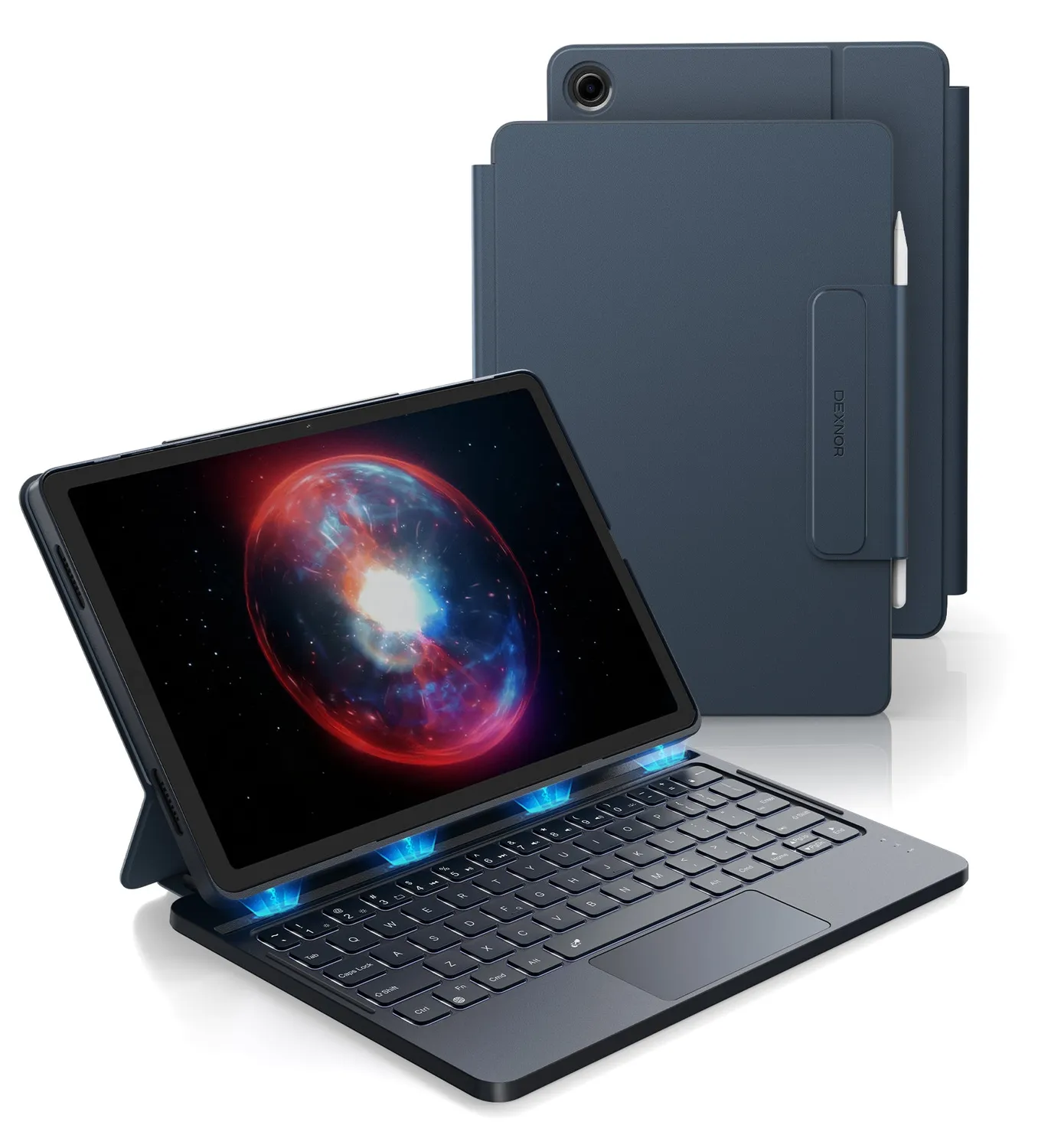 Dexnor Cover Tastiera Samsung Galaxy Tab A9+ 2023 nera IT