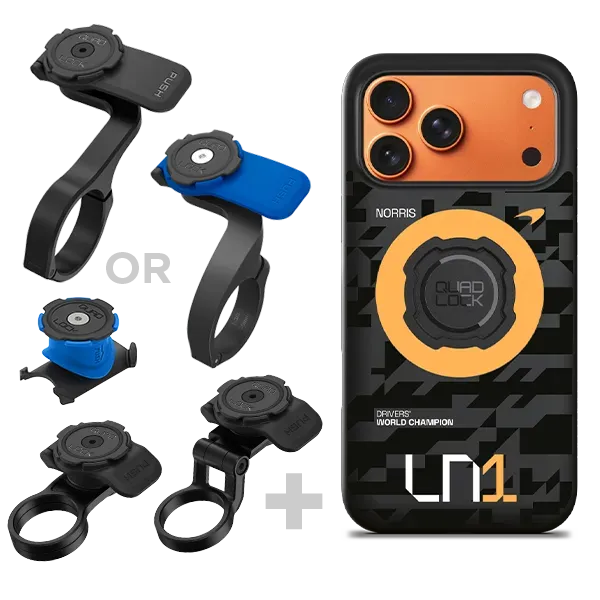 Quad Lock Lando Norris kit bici MAG edizione McLaren