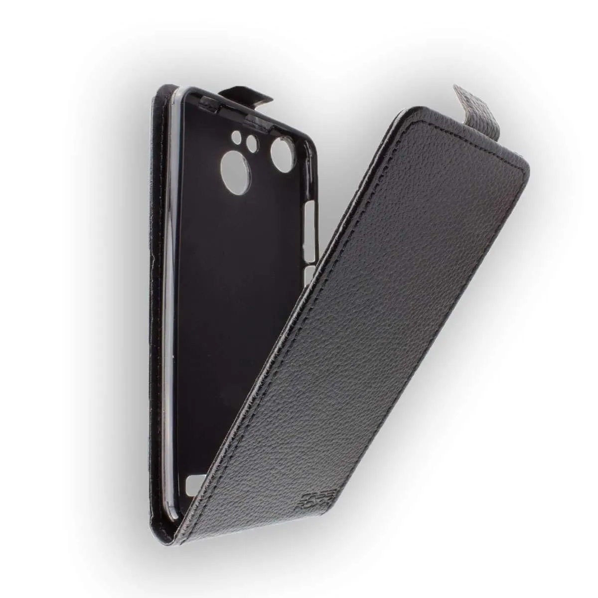 caseroxx Flip Cover Bush B4 5 Inch nera magnetica