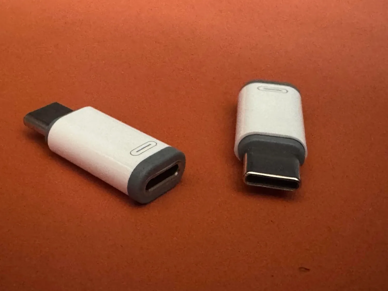 MoKo Adattatore Lightning a USB-C Solo Ricarica 4 Pezzi grigio