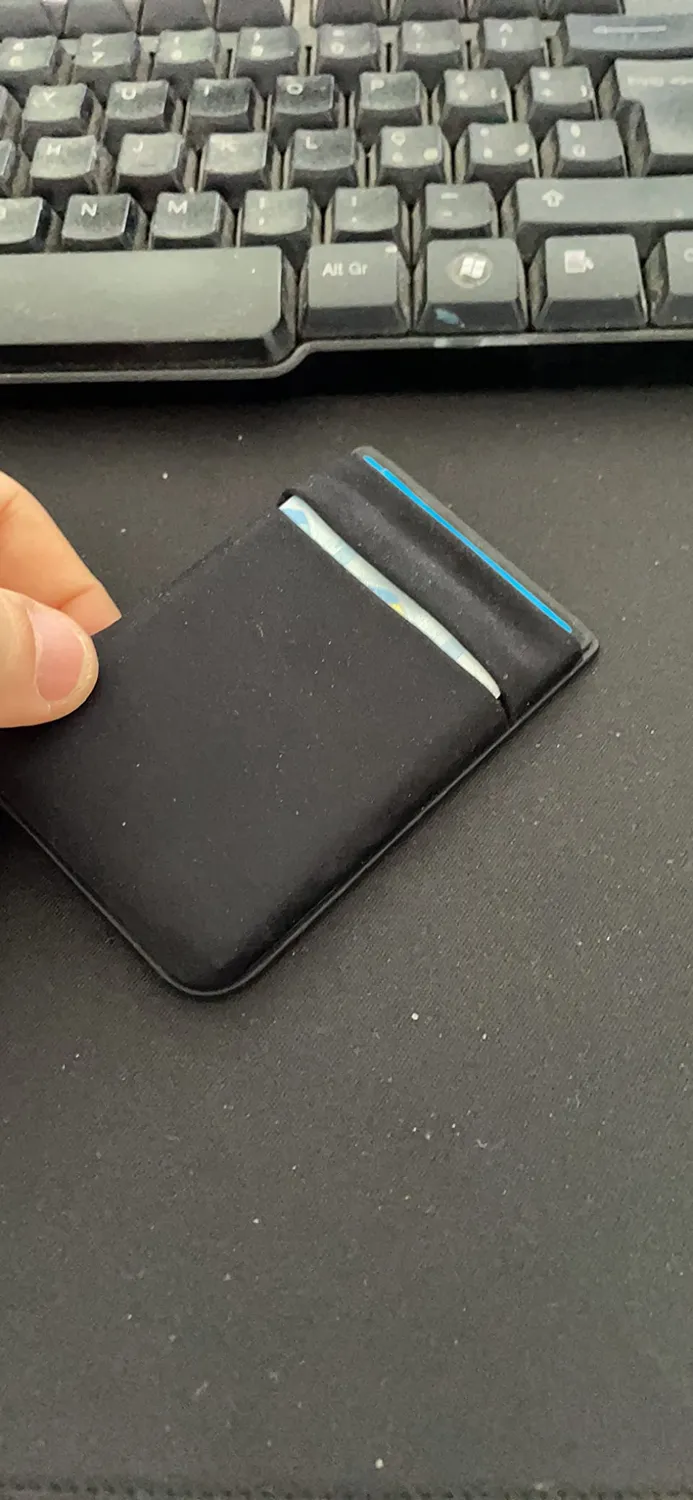 CloudValley MagSafe wallet 5 carte nero pelle vegana