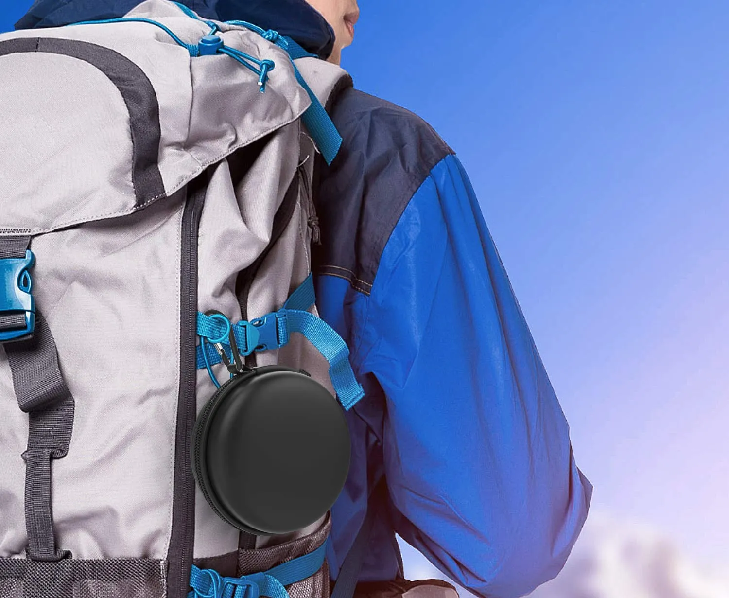 MoKo Custodia Viaggio Apple Watch AirPods Nera Organizer