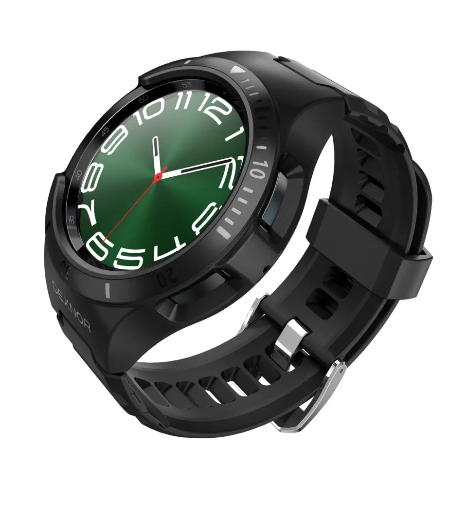 Dexnor per Galaxy Watch 6 cover 47mm nera bumper