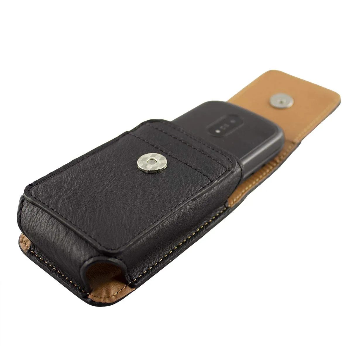 caseroxx Doro 6040 6041 borsello pelle nero cintura