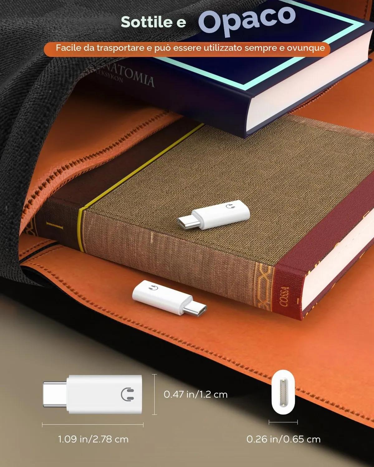 MoKo Adattatore Lightning USB-C per cuffie con chip DAC