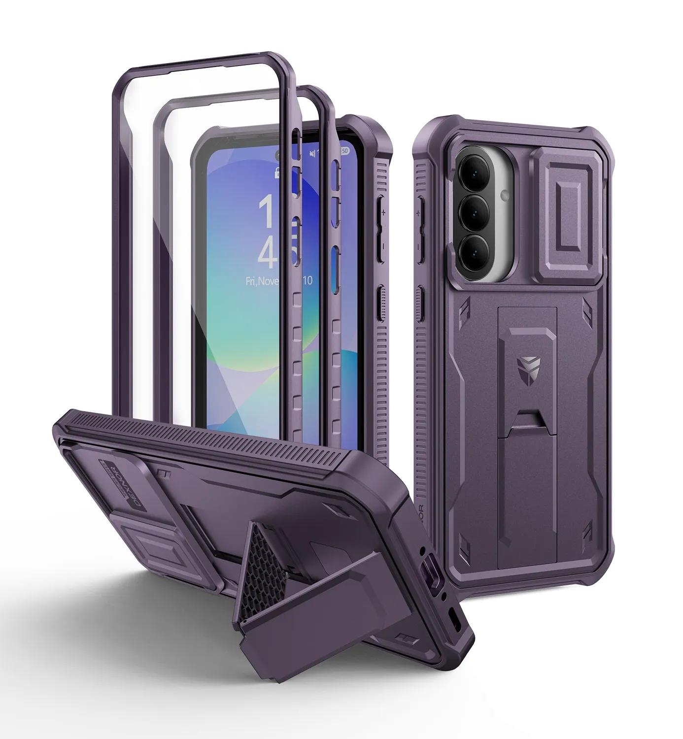 Dexnor cover Samsung Galaxy A36 5G nera con 2 frame