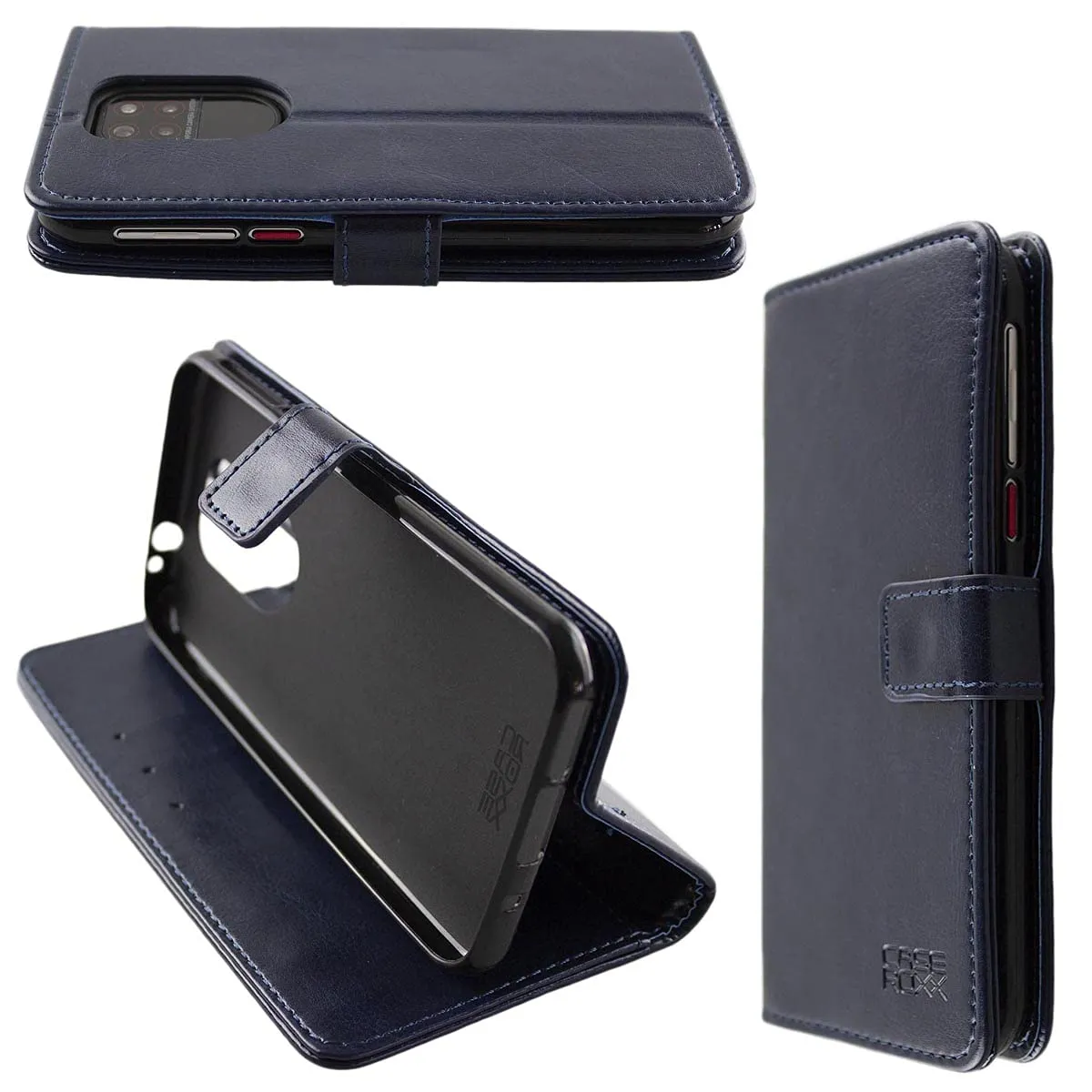 caseroxx Bookstyle Emporia Smart 5 custodia a libro azzurro chiaro carte