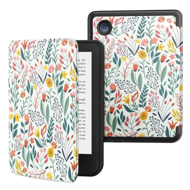 MoKo Kobo Clara BW Color Custodia 6 pollici Fiori
