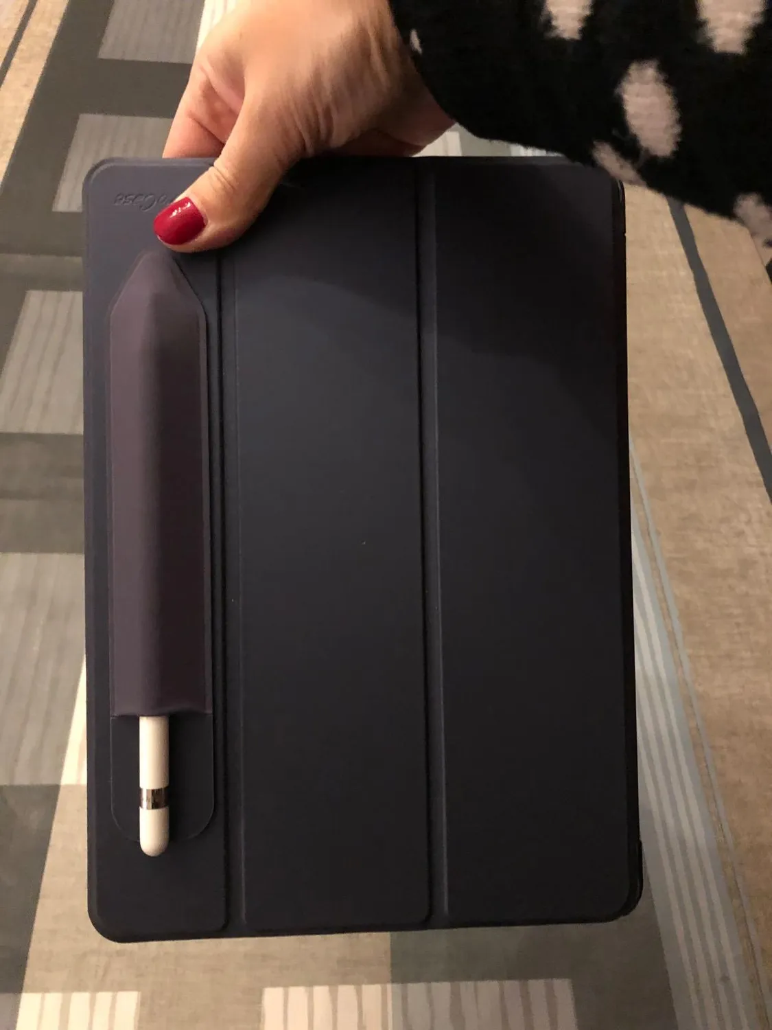 MoKo Apple Pencil Pro USB-C porta penna grigio scuro adesivo