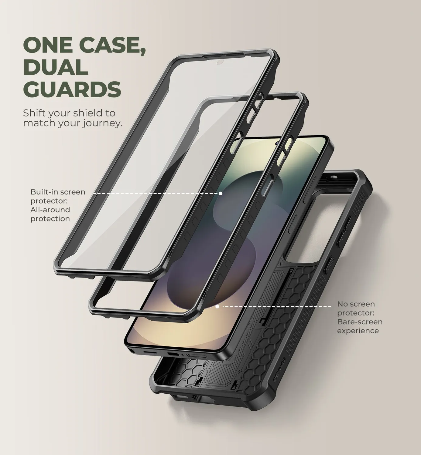 Dexnor Cover Samsung Galaxy S26 Ultra custodia nero antigraffio