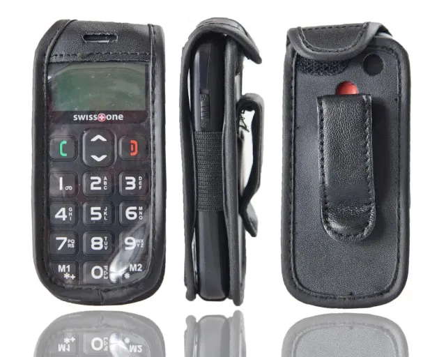 caseroxx custodia con clip TTFone Jupiter 2 pelle nera