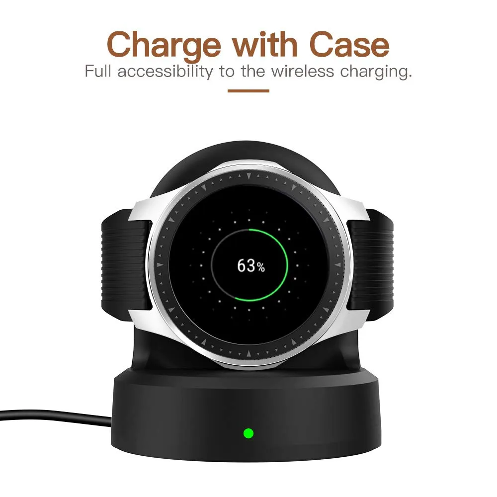 MoKo Galaxy Watch 46mm Cover TPU 3 Pezzi Nero Anti-graffio