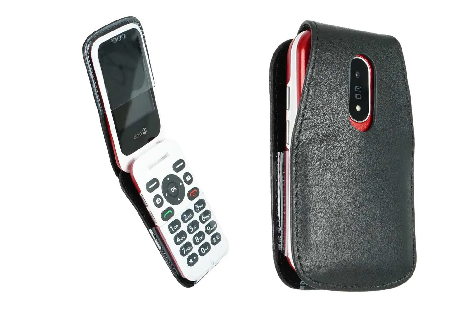 caseroxx Doro 6820/6821 borsa pelle cintura nera finestra