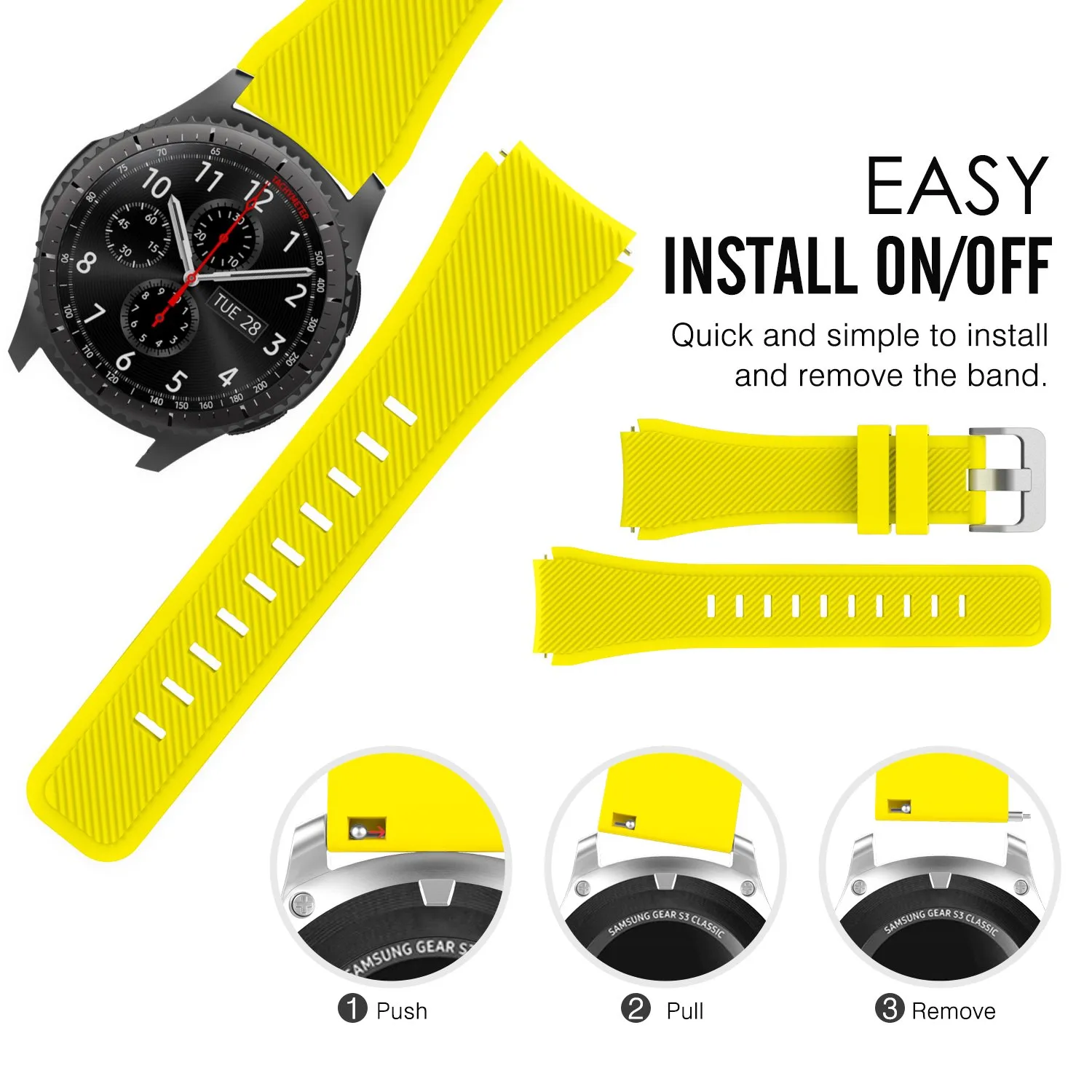 MoKo Sportivo Galaxy Watch 3 45mm cinturino multicolore silicone