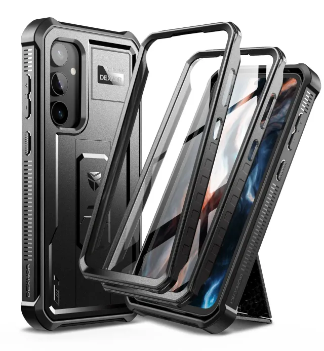 Dexnor per Galaxy S23 FE cover nera con pellicole