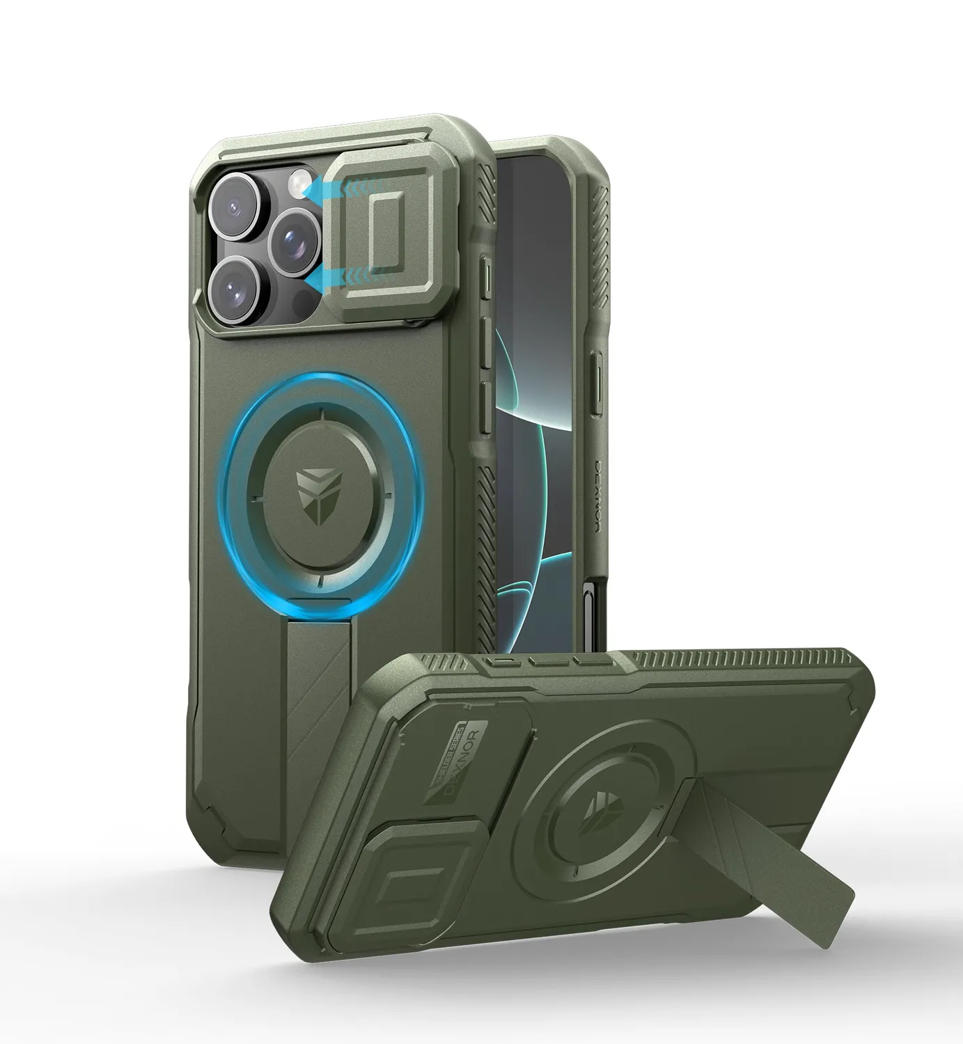Dexnor cover iPhone 16 Pro Max magnetica nera antiurto