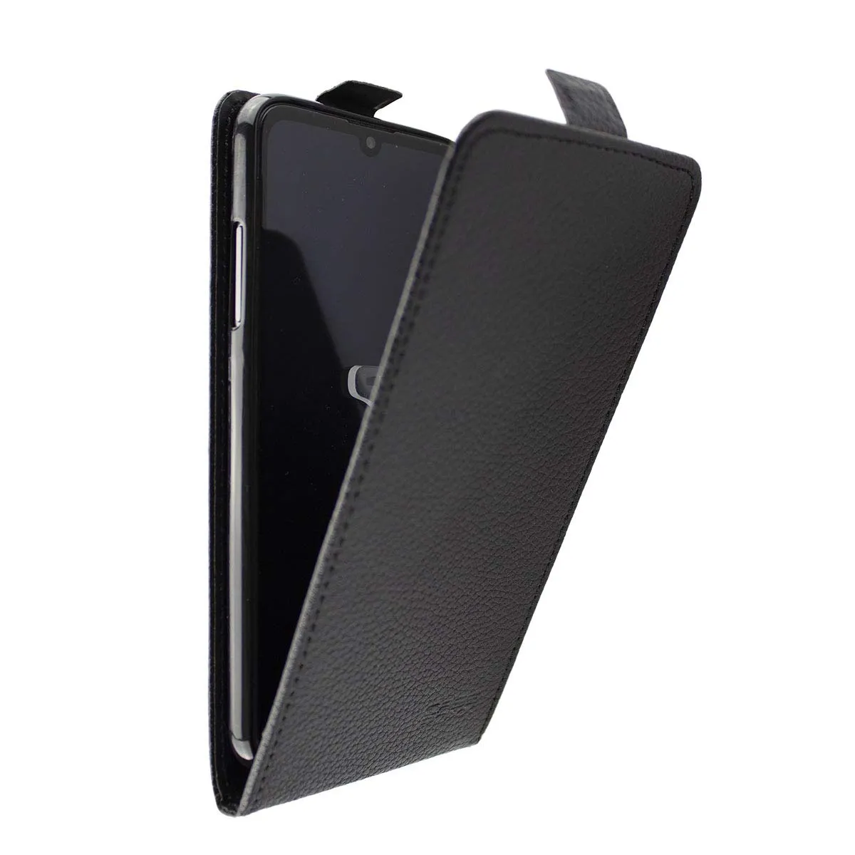 caseroxx Flip Cover Neffos C9 Max custodia nera