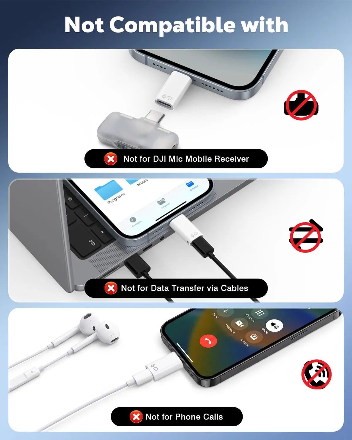 MoKo adattatore USB-C Lightning audio OTG 2 pezzi alluminio