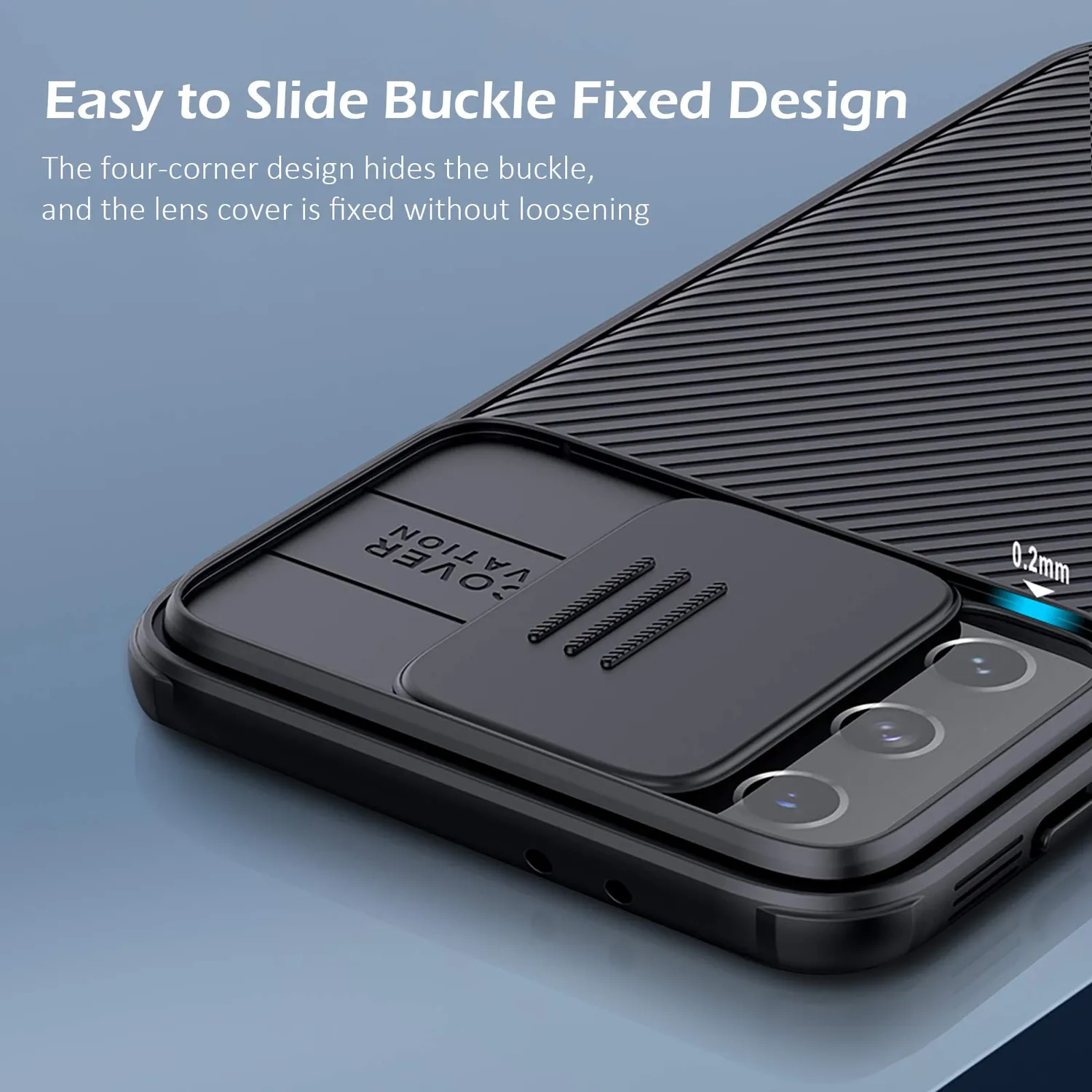 CloudValley Galaxy S21 Plus cover nera militare