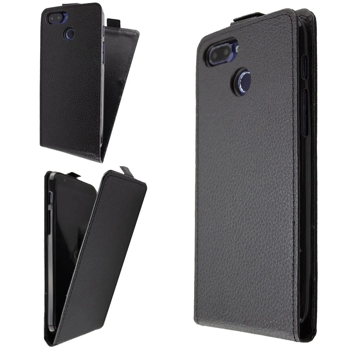 caseroxx Flip Cover Alba 6 custodia libro nera