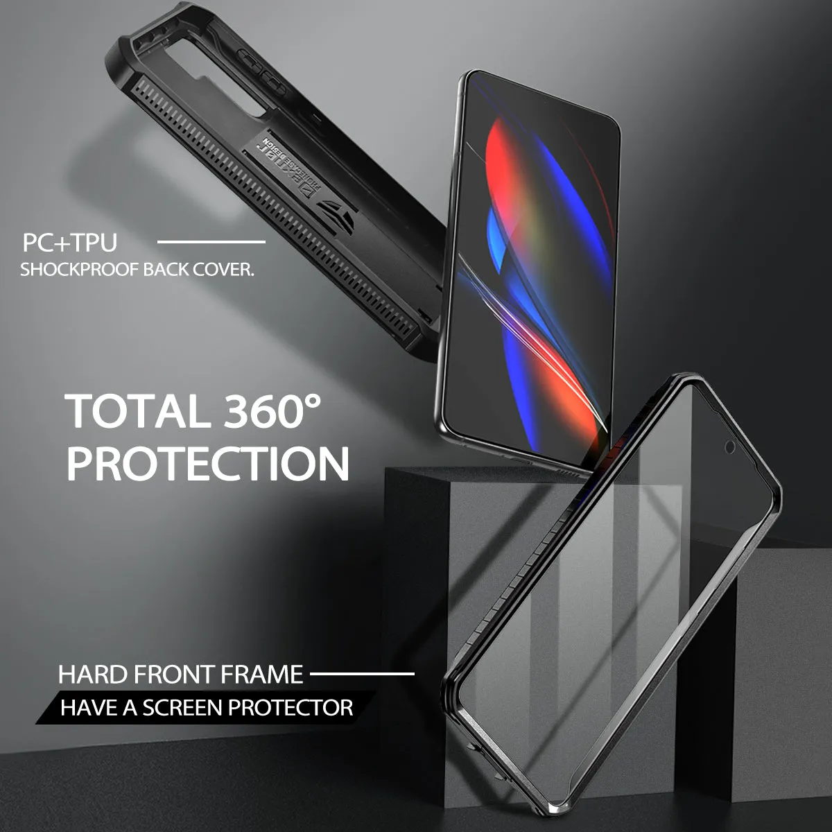 Dexnor Galaxy S21 Plus Cover nera antishock